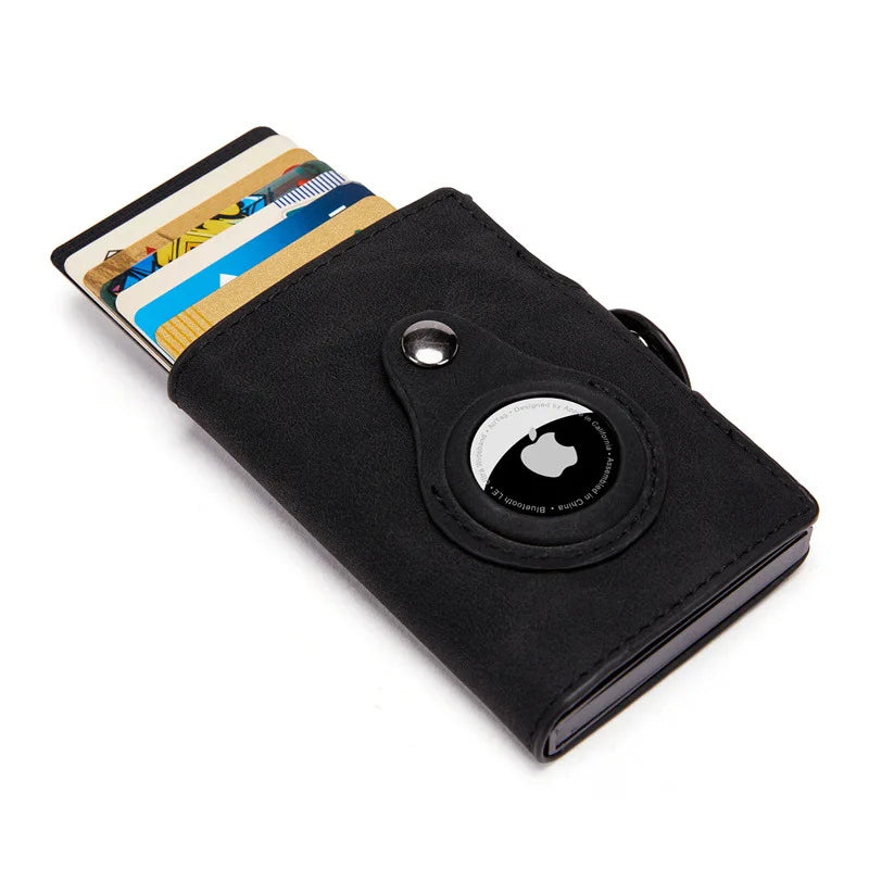 Pasjes houder heren met reliëflogo – Voor een exclusieve look