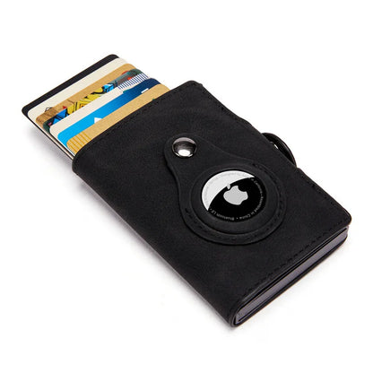 Pasjes houder heren met reliëflogo – Voor een exclusieve look