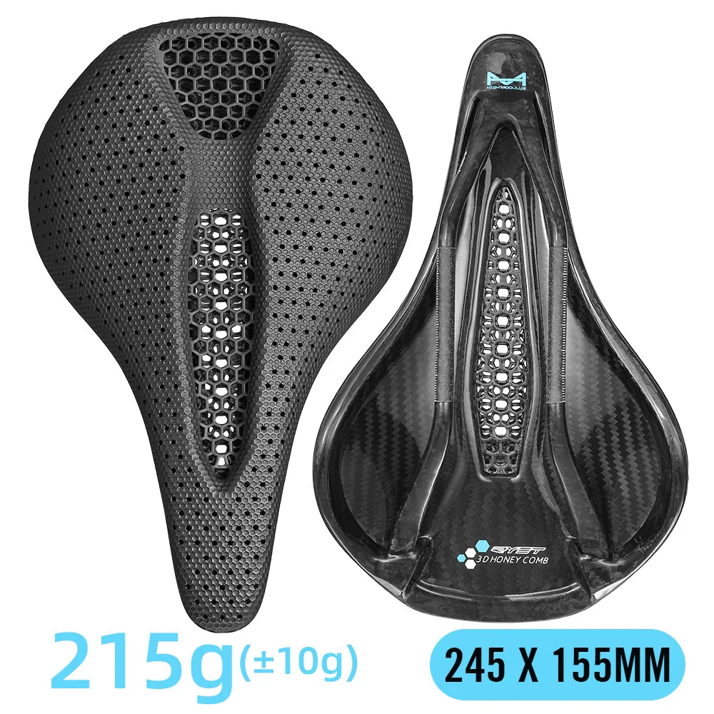 Fietszadel met ventilerende toplaag