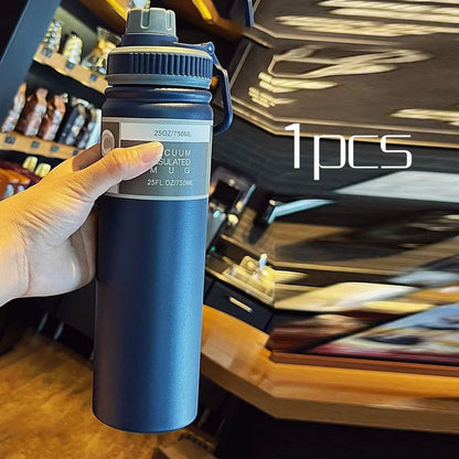 Action thermosfles met sportdop – Voor actief gebruik
