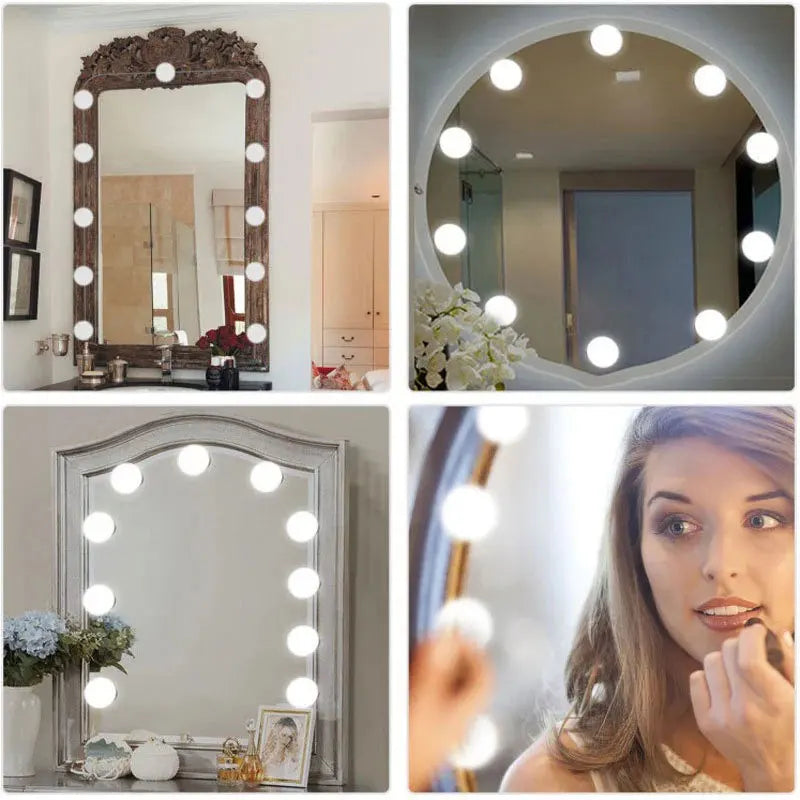 Grote spiegel met LED verlichting – Perfect voor ochtendroutine