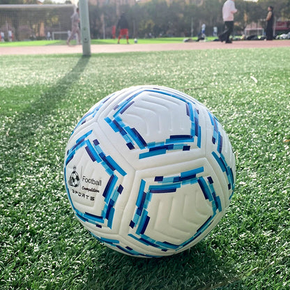 Straatvoetbal met rubber coating