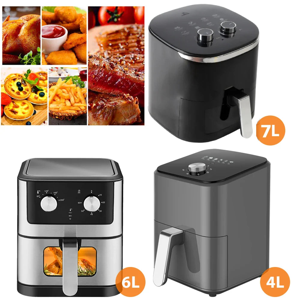 Airfryer XXL met 7 liter inhoud – Groot en krachtig