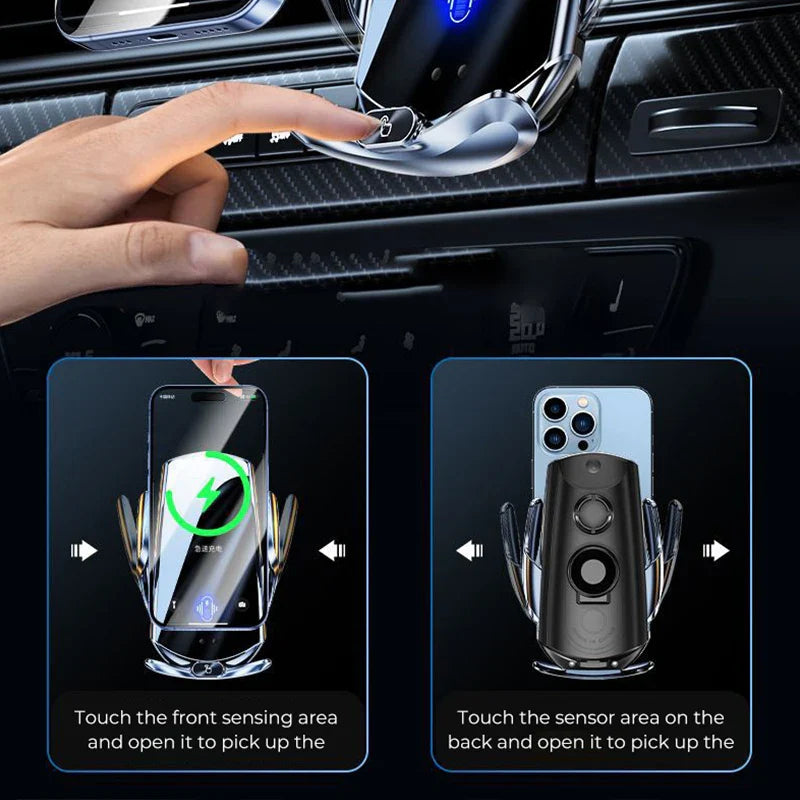 Telefoonhouder met extra lange arm – Ook handig voor grotere auto's