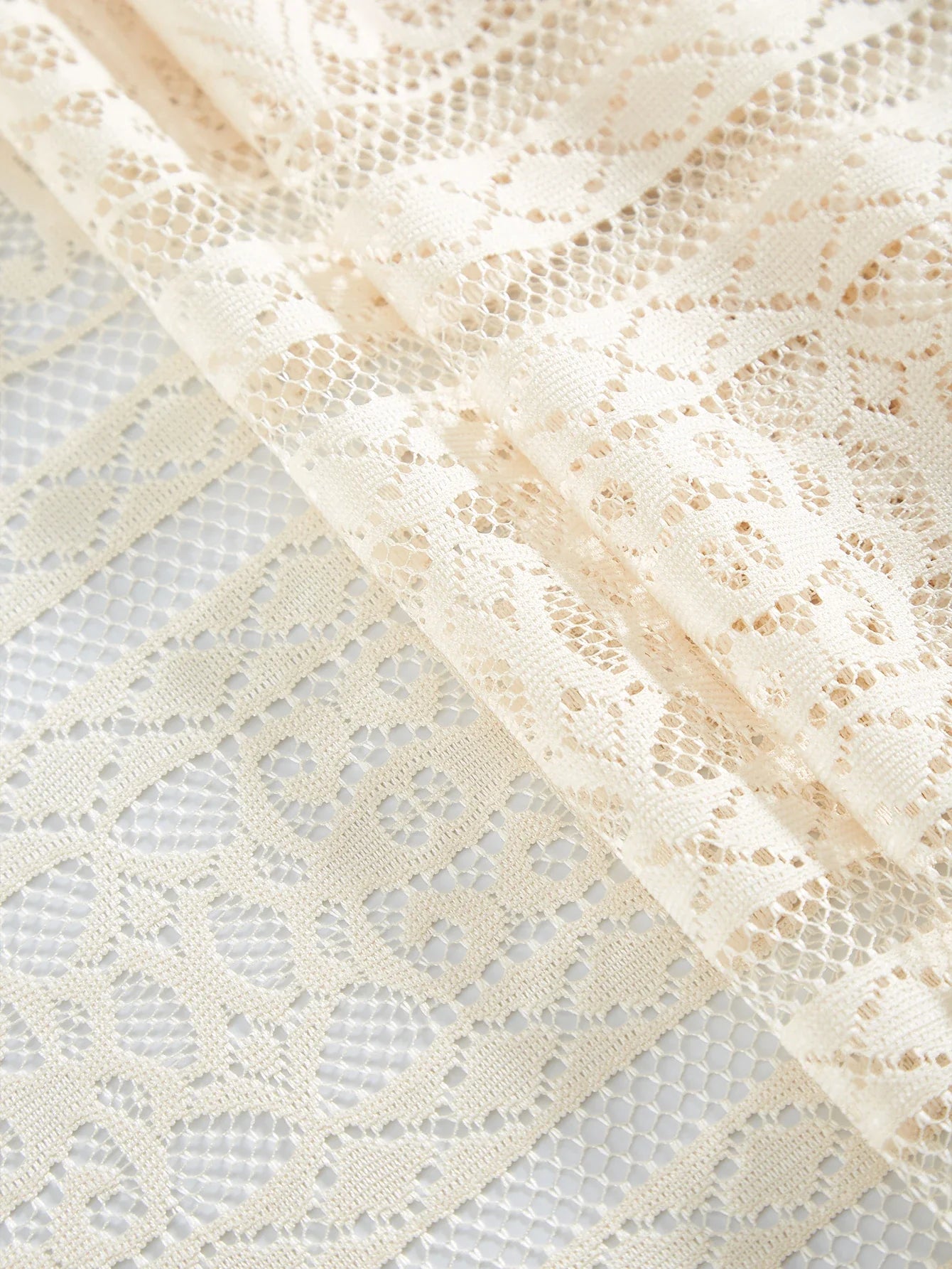 Deur gordijn met neutrale strepen – Modern design