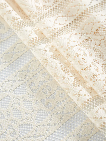 Deur gordijn met neutrale strepen – Modern design