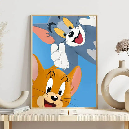 Poster met botanisch motief