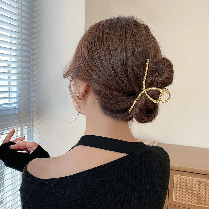 Trendy haarclips in goud en zilver