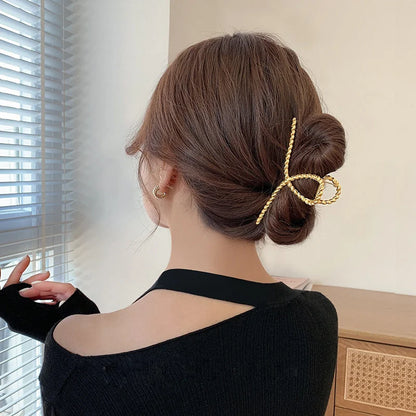 Trendy haarclips in goud en zilver
