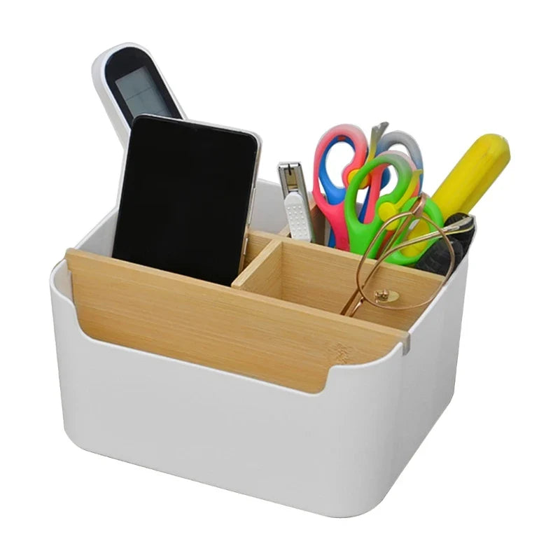 Compacte desk organizer past op ieder bureau