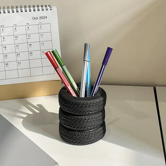 Praktische desk organization voor kleine bureaus