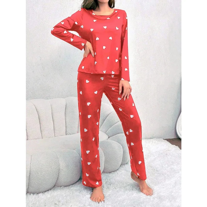 Dames pyjama set van zachte jersey stof