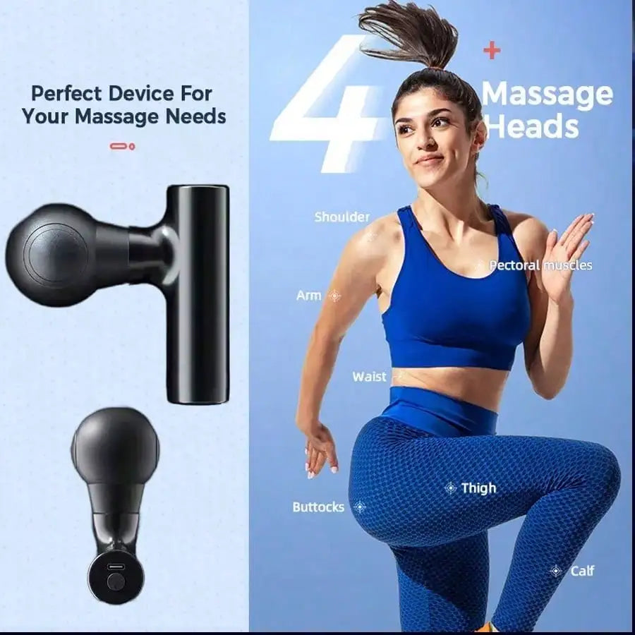 Massage gun met luchtkussenkop – Voor gevoelige zones