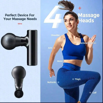 Massage gun met luchtkussenkop – Voor gevoelige zones