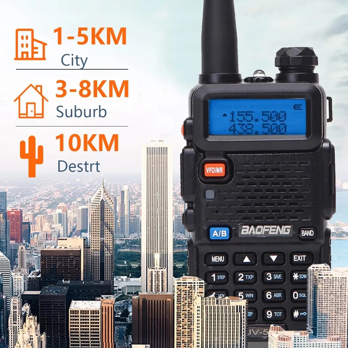 Walkie talkie kinderen met ingebouwde spelletjes
