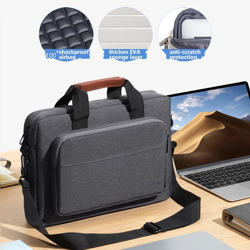 Laptop rugzak met USB-poort en powerbank vak – Handig voor onderweg