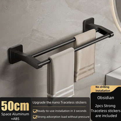 Handdoekenrek met mandje – Voor extra accessoires