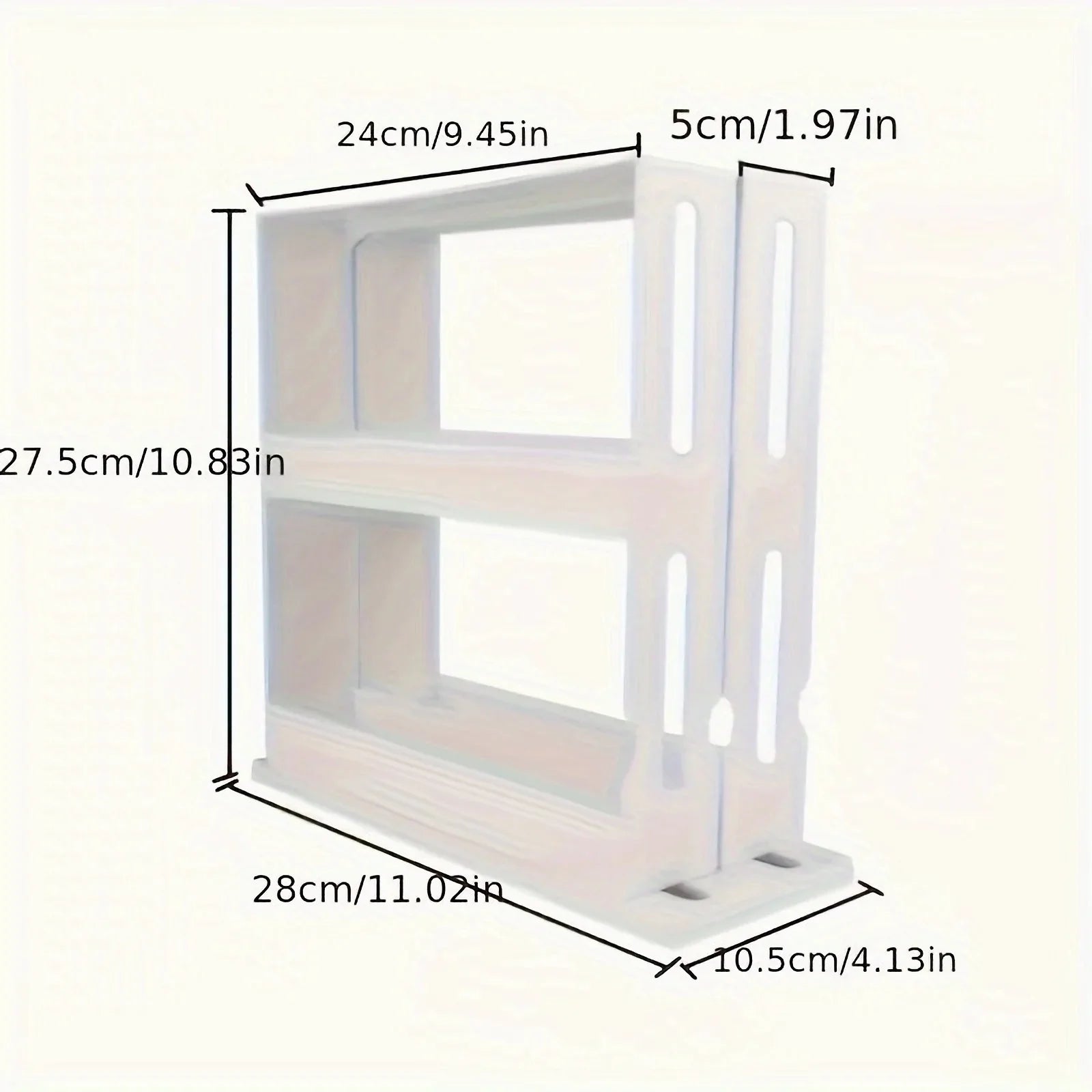 Houten kruidenrekje met minimalistisch profiel