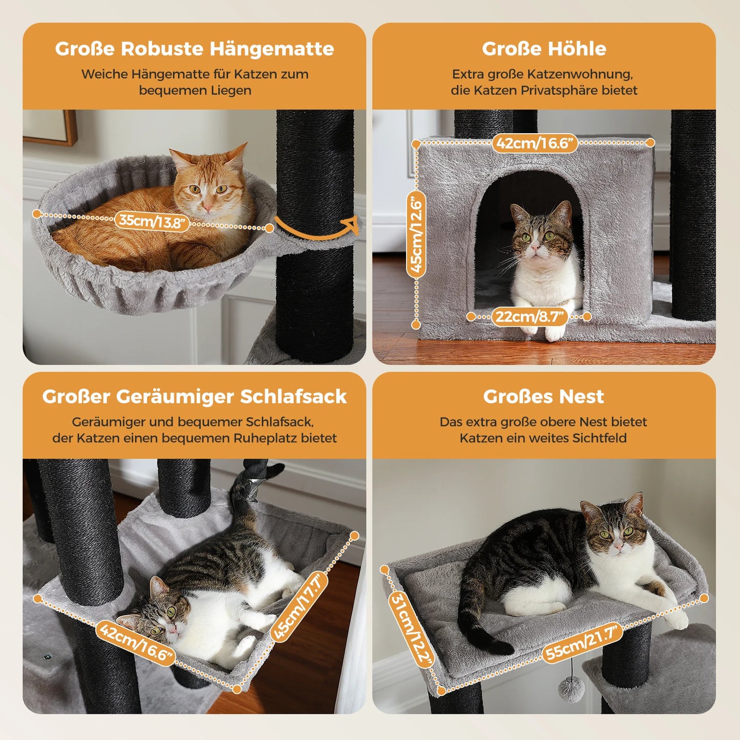 Kattenpaal voor grote kattenrassen – Extra ruimte en kracht