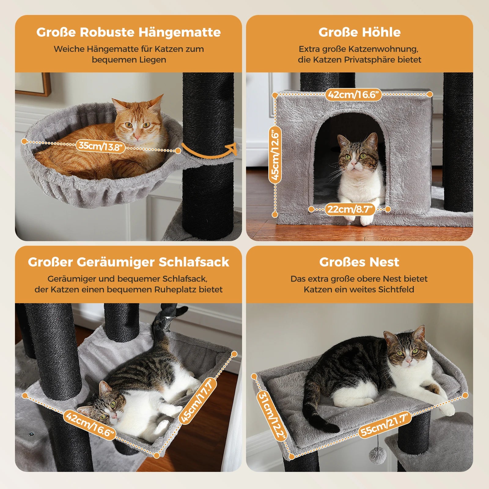 Kattenpaal voor grote kattenrassen – Extra ruimte en kracht