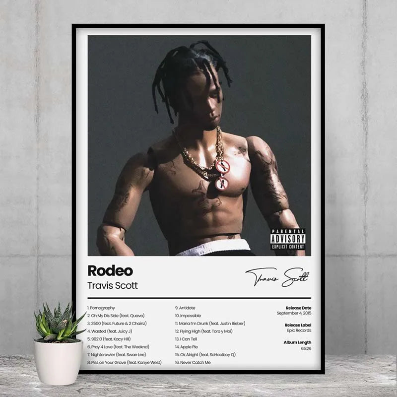 Stadsposter met skyline design