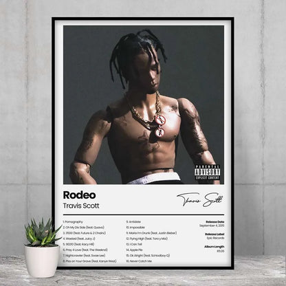 Stadsposter met skyline design