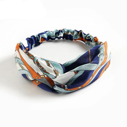 Set haarclips met moderne print