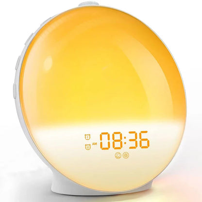 Wake up light met regen- en bosgeluiden – Keuze uit natuurgeluiden