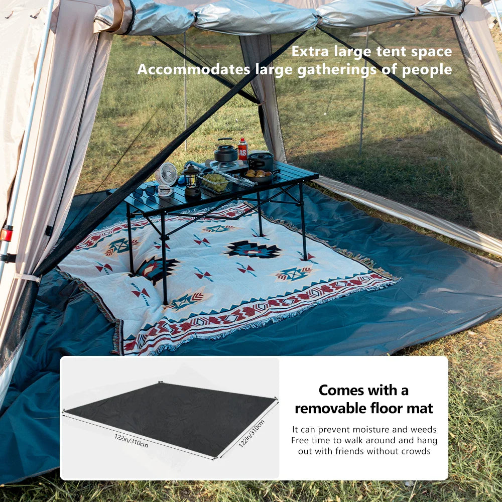 Decathlon tent met geïntegreerde hor – Geen muggen binnen