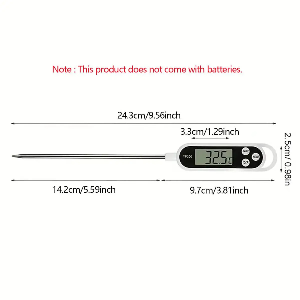 HEMA vleesthermometer in roestvrij staal