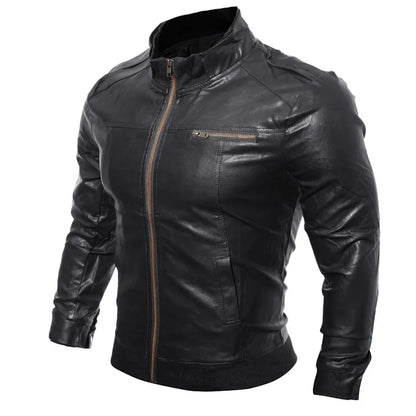 Zachte leren jas voor heren – Comfort en luxe