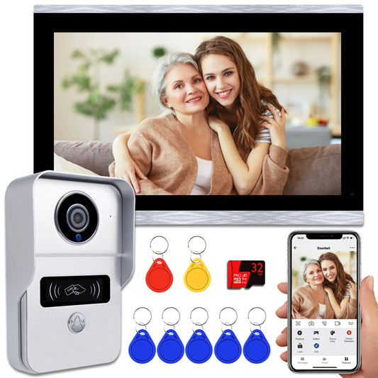 Draadloze video deurbel met HD camera