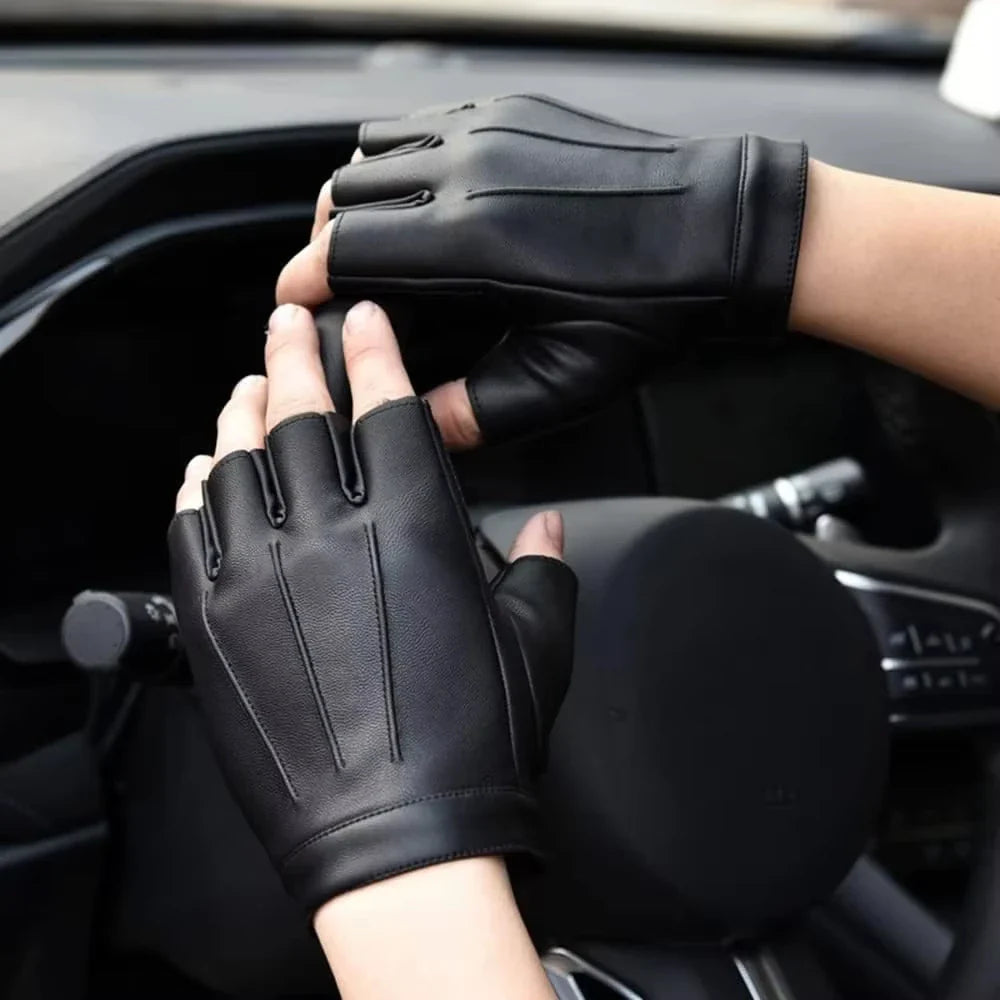 Luxe leren handschoenen met strakke pasvorm