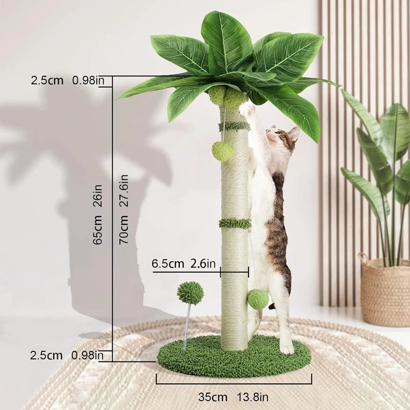 Design kattenpaal met zachte bekleding – Elegant comfort