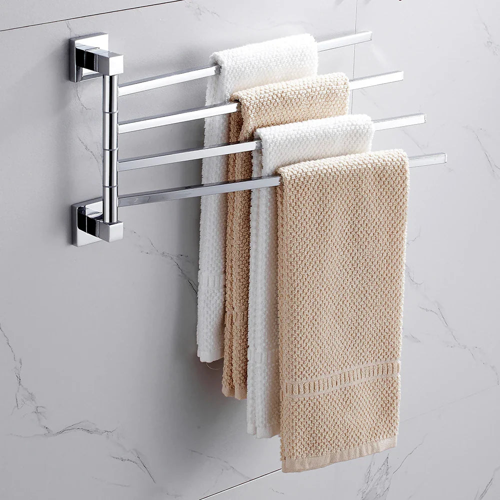 Handdoek rek met decoratief frame – Functioneel en mooi