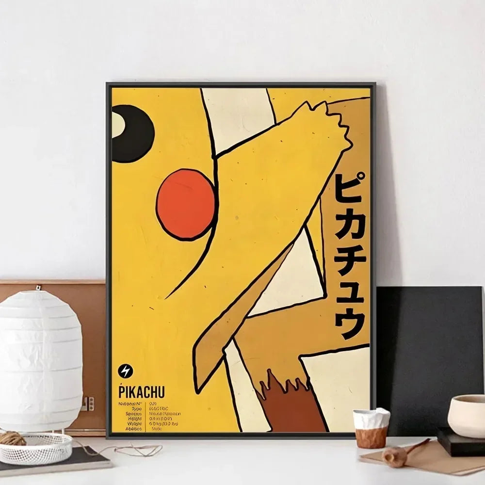 Grafische posters in zwart-wit stijl