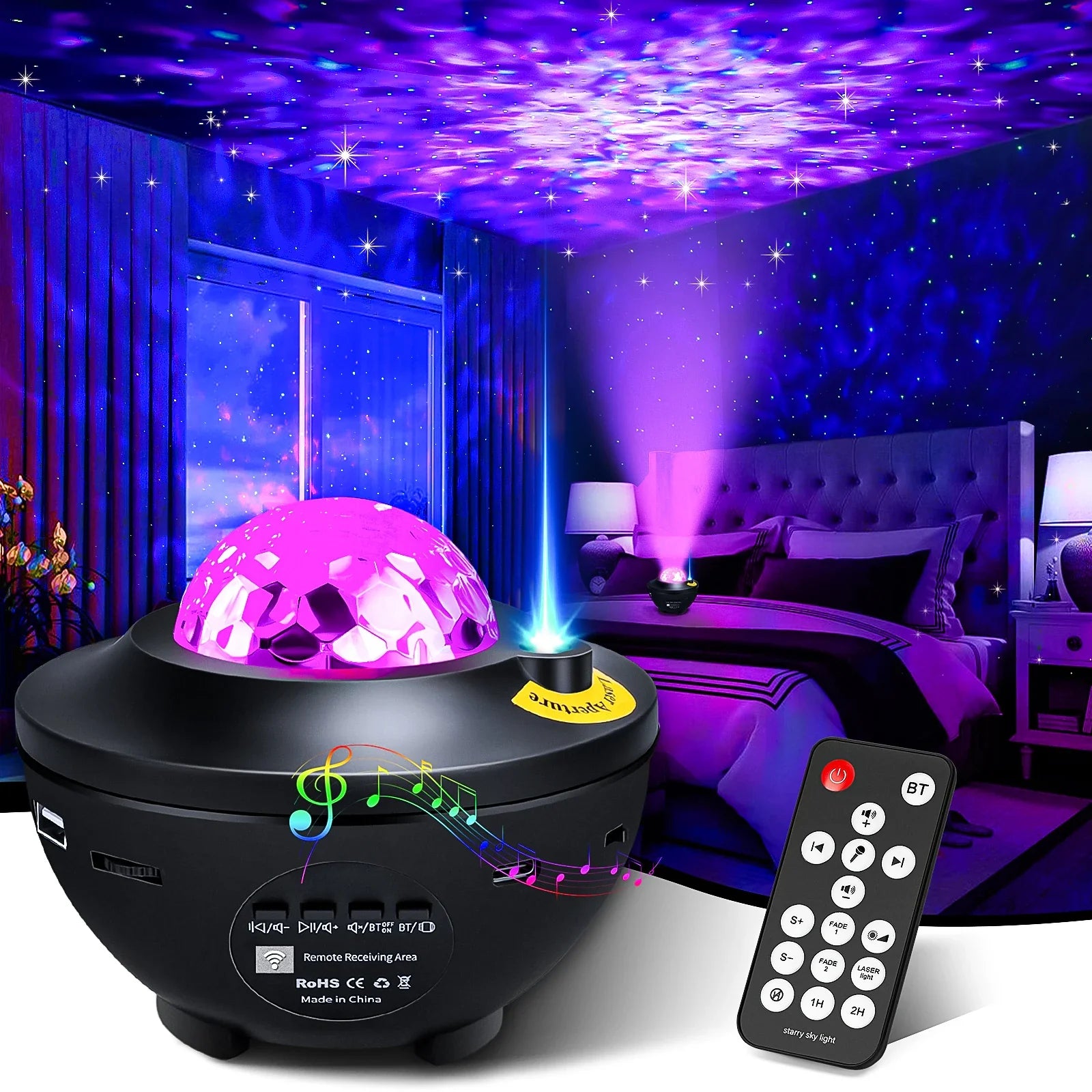 Smart sterrenhemel projector lamp met WiFi