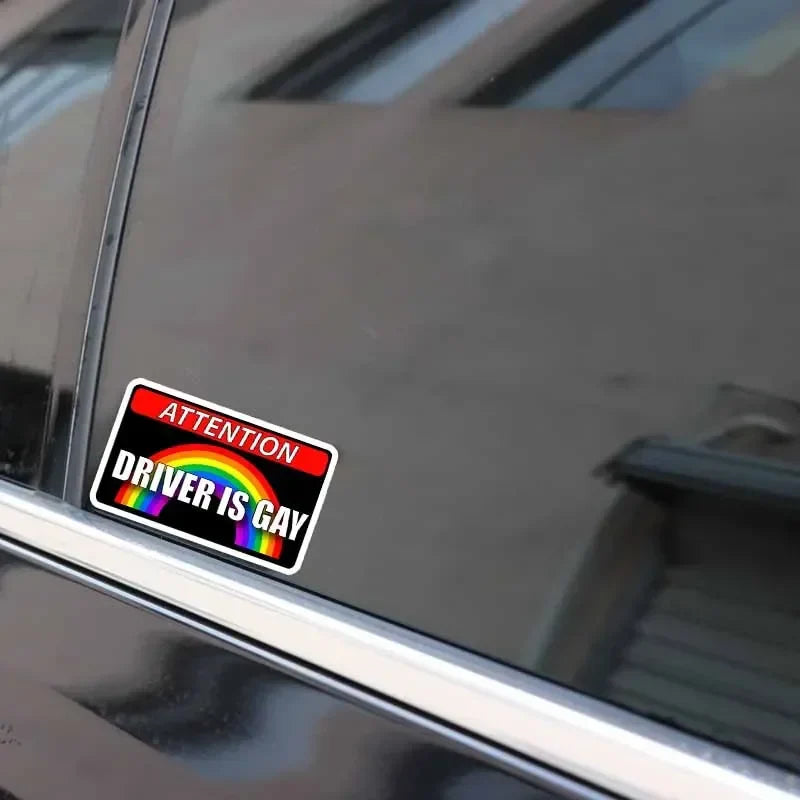 Auto stickers - Kleurrijke Regenboog Achterruit Stickers voor Unieke Zelfexpressie