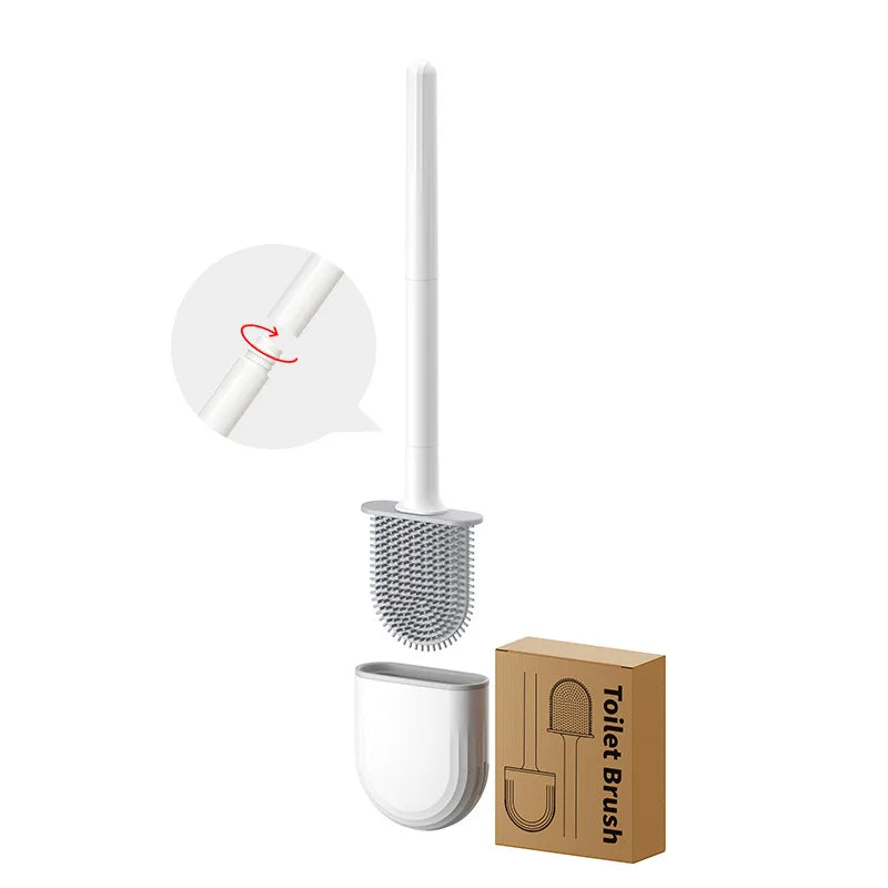 WCborstel met siliconen haren – Flexibel en hygiënisch