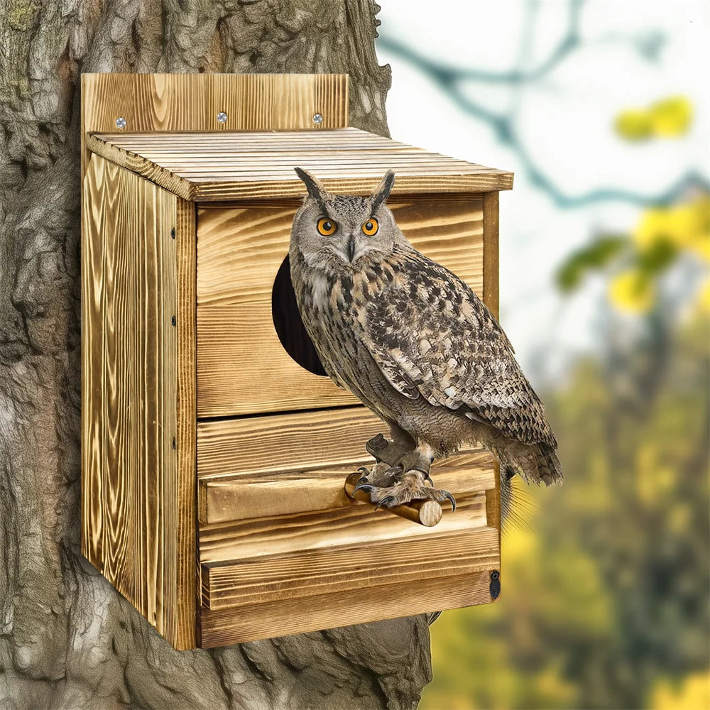 Vogelhuisje op paal – Perfect zicht op bezoekers