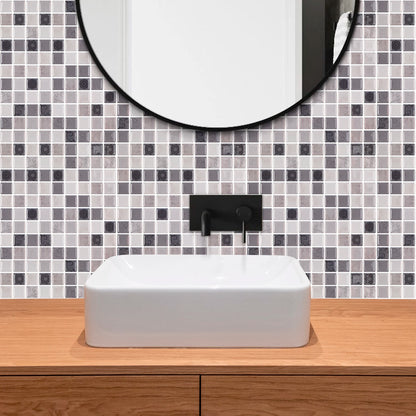 Natuursteen mozaiek badkamer – Rustieke wellness uitstraling