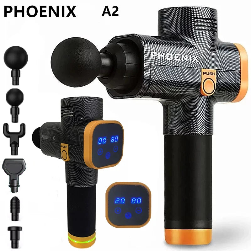 Massage gun met rubber grip – Ligt goed in de hand