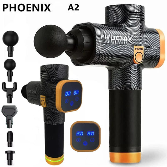 Massage gun met rubber grip – Ligt goed in de hand