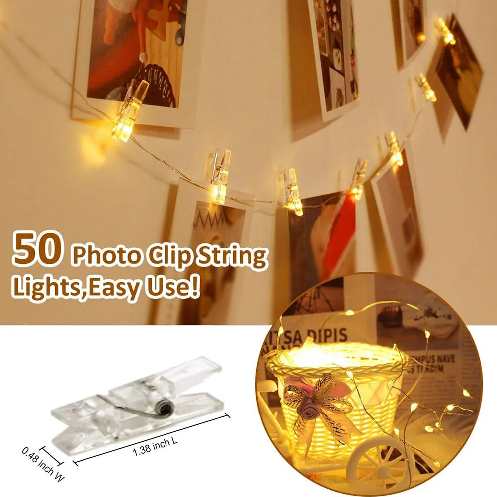 Licht slinger met transparante balletjes – Modern en licht