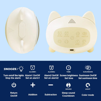 Wake up light met schemerfunctie – Rustig inslapen met licht