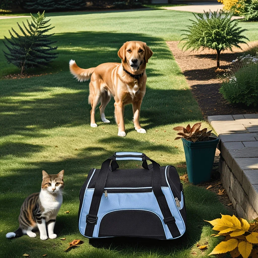 Hondentas met zachte stoffen voering – Bescherming voor de hond