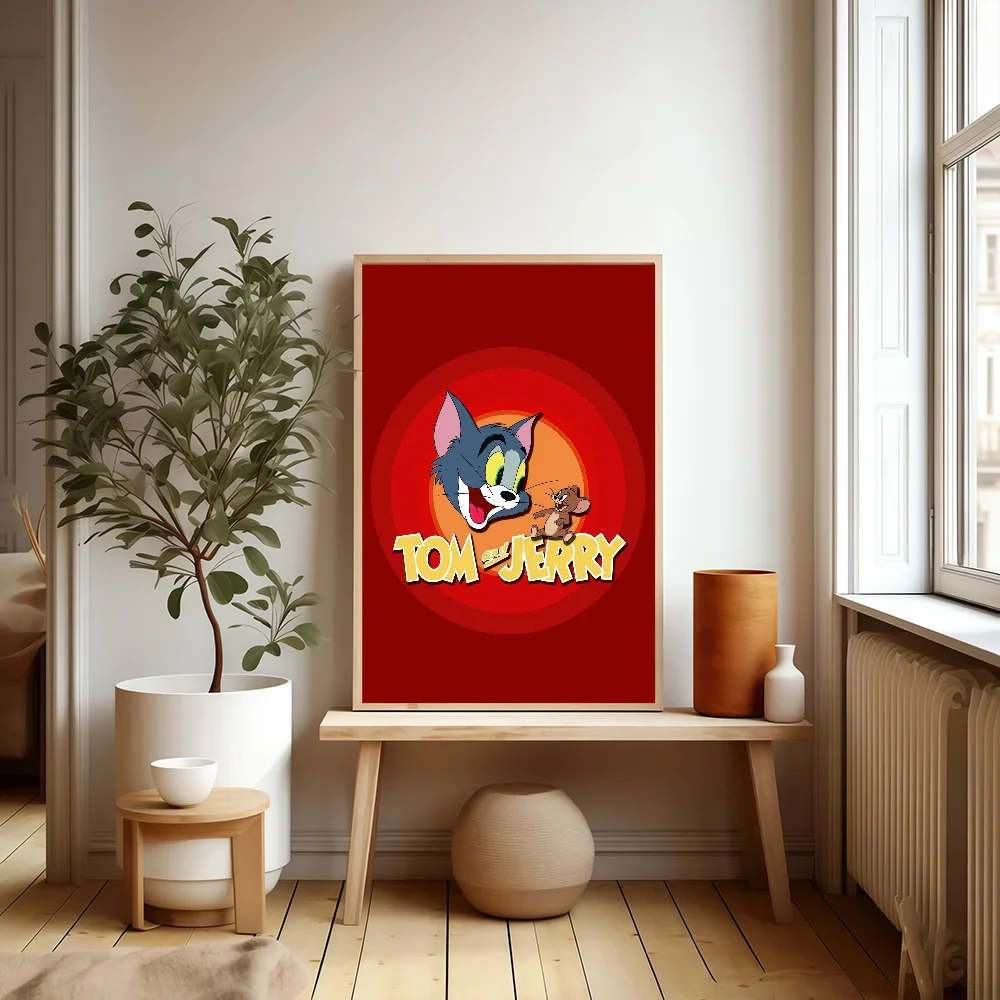 Poster met dieren in zachte kleuren