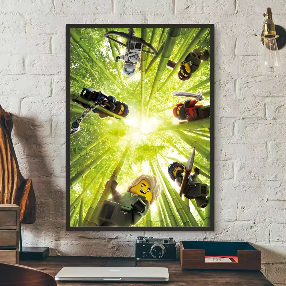 Posters met marmeren textuur en gouden accenten
