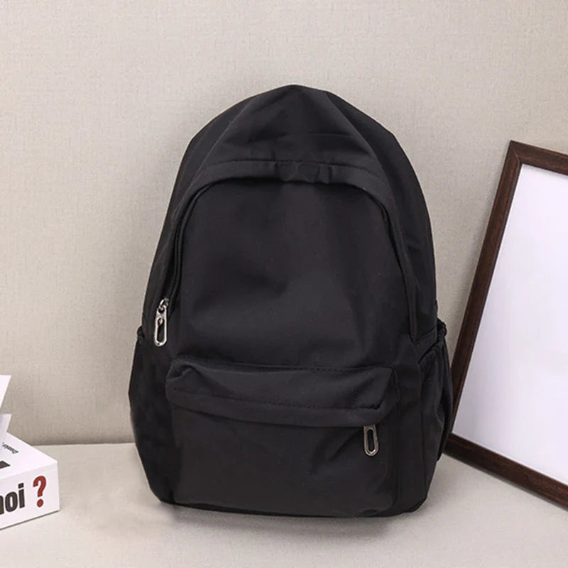 Trendy schooltas met laptopvak en fleshouder – Volledig voorbereid
