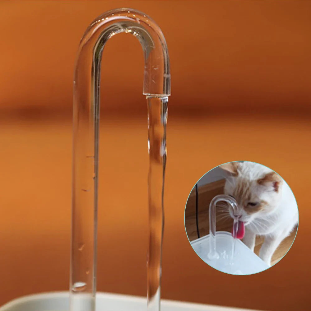 Fonteintje kat met reinigingsborsteltje – Compleet geleverd